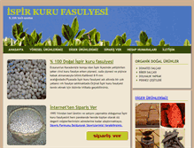 Tablet Screenshot of ispirkurufasulye.com